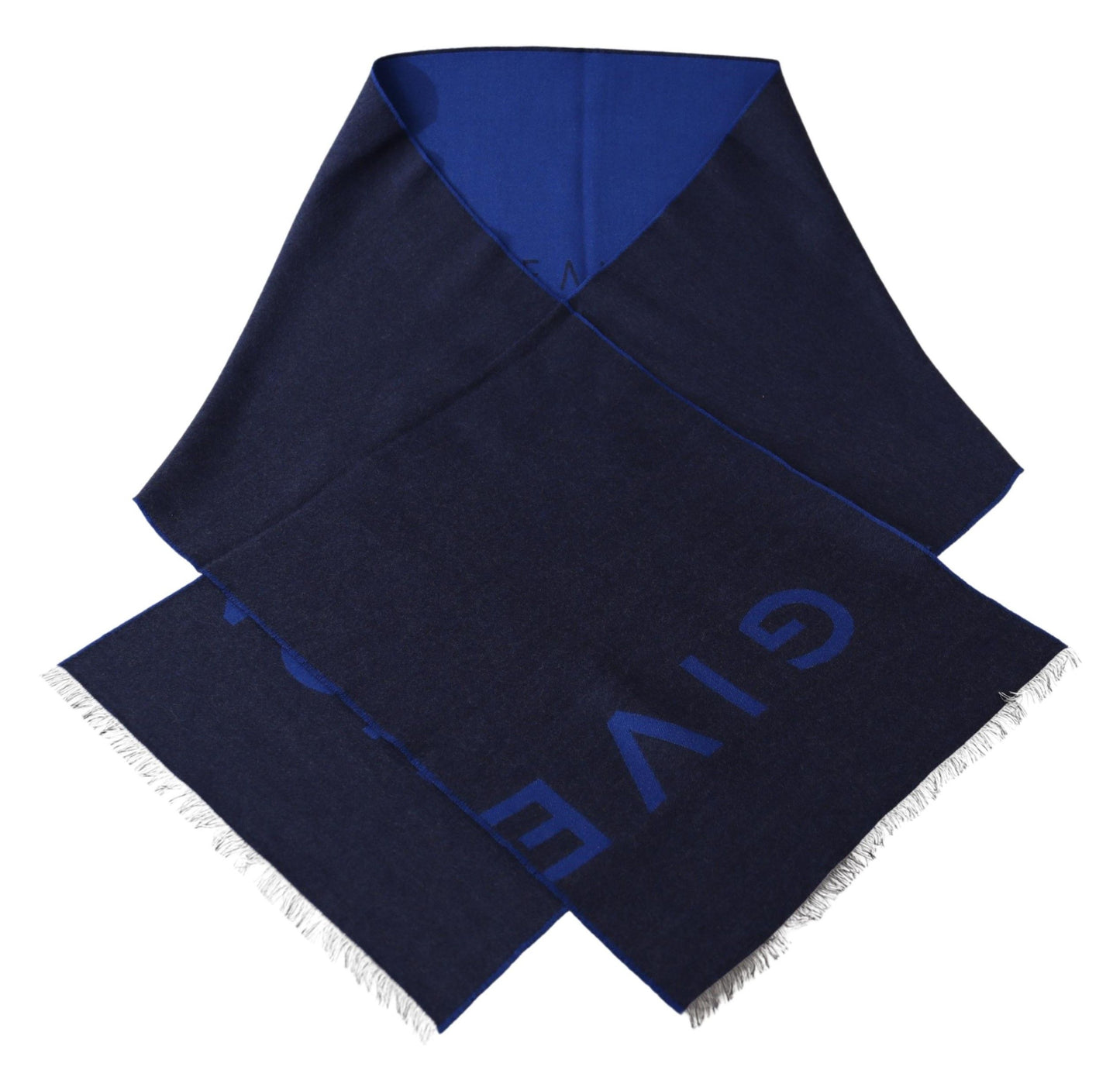 Givenchy Elegant Unisex Wool Silk Blend Scarf Givenchy