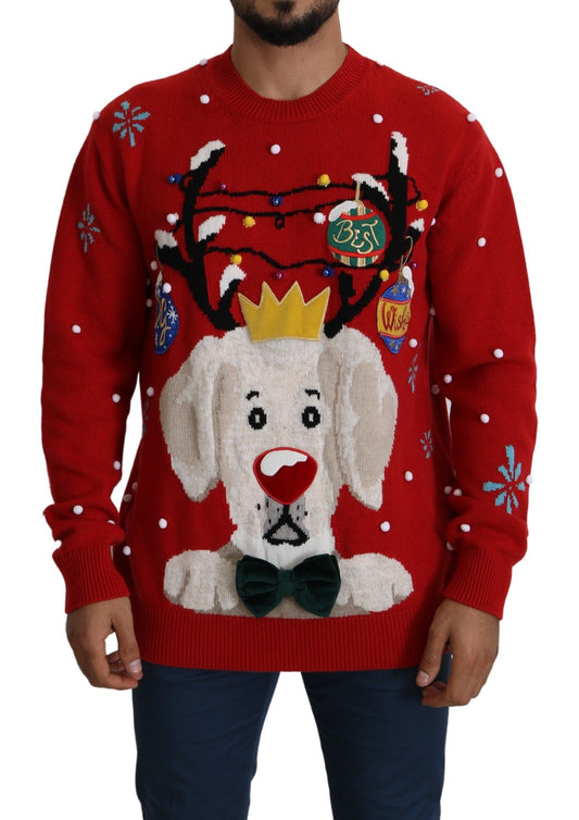 Dolce & Gabbana Elegant Christmas Cashmere Sweater Dolce & Gabbana