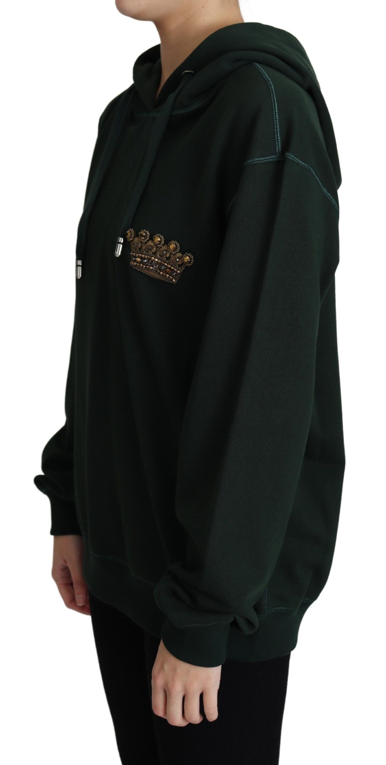 Dolce & Gabbana Regal Crown Embroidered Hoodie Dolce & Gabbana