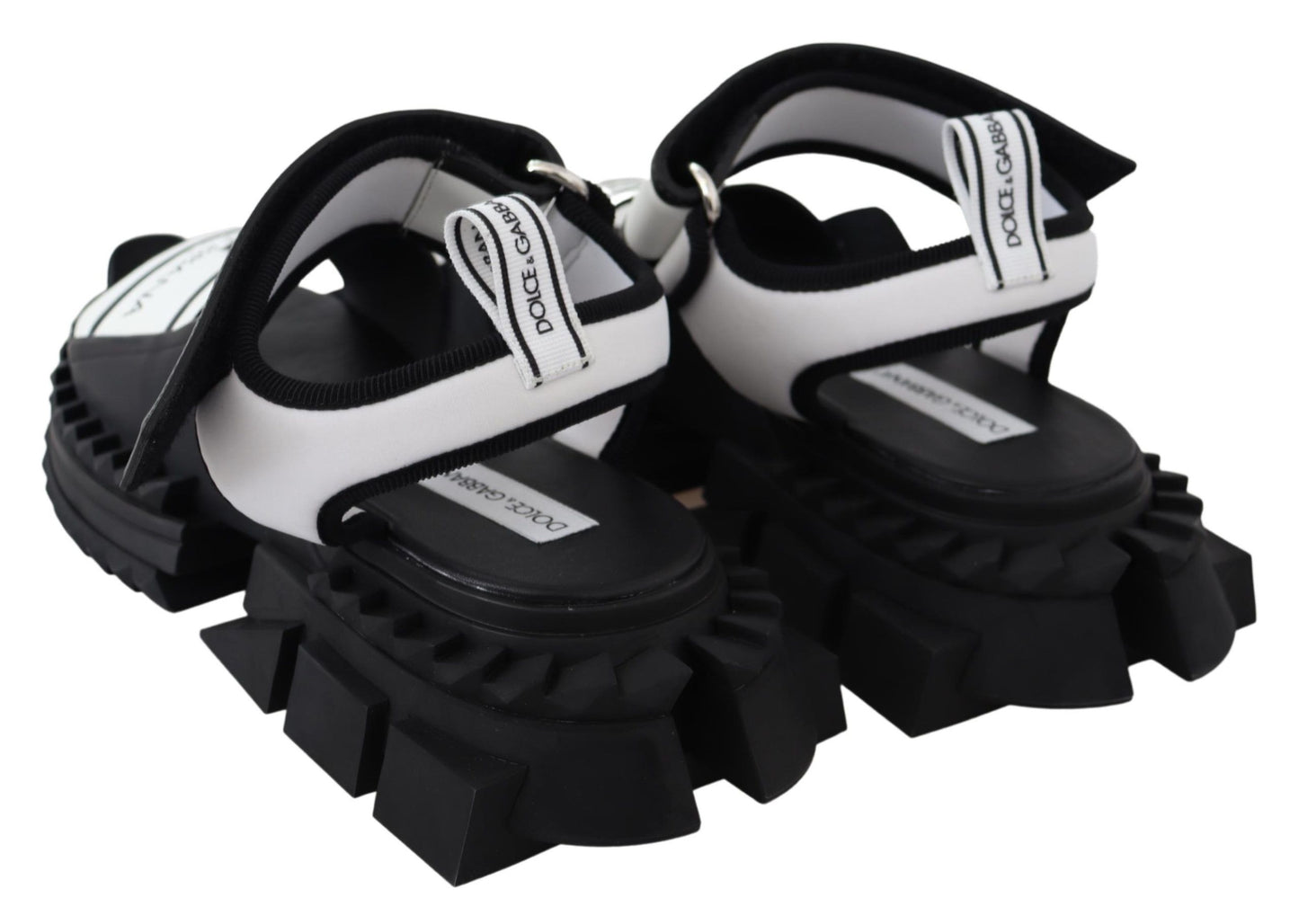 Dolce & Gabbana Super King Slider Sandals in Monochrome Dolce & Gabbana