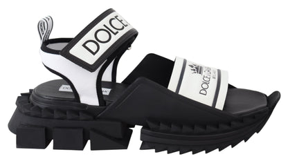 Dolce & Gabbana Super King Slider Sandals in Monochrome Dolce & Gabbana