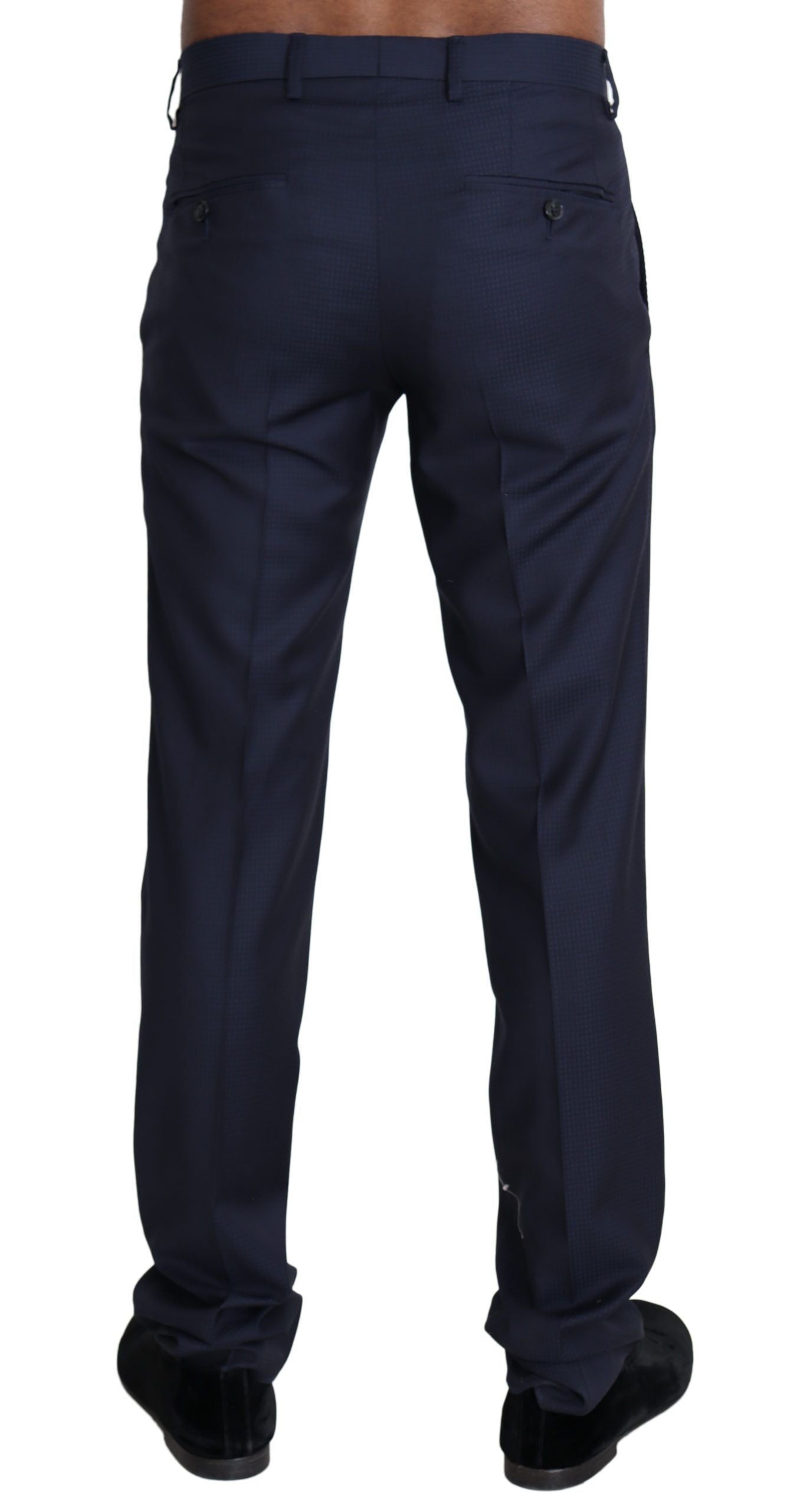 Dolce & Gabbana Elegant Slim Fit Wool Blend Dress Pants Dolce & Gabbana