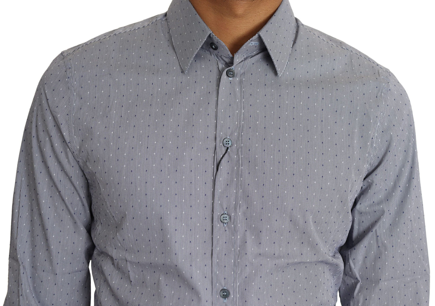 Dolce & Gabbana Sicilia Slim Fit Polka Dot Cotton Blend Shirt Dolce & Gabbana