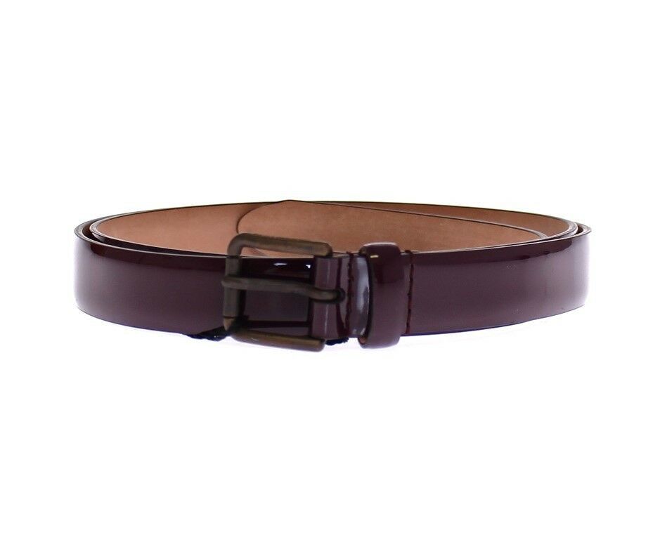 Dolce & Gabbana Elegant Purple Leather Belt Dolce & Gabbana