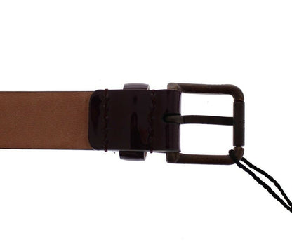 Dolce & Gabbana Elegant Purple Leather Belt Dolce & Gabbana