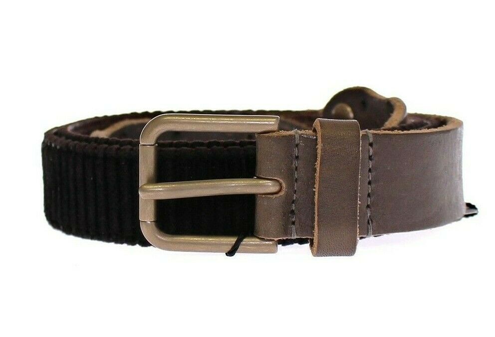 Dolce & Gabbana Elegant Leather-Cotton Fusion Men's Belt Dolce & Gabbana