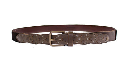 Dolce & Gabbana Elegant Leather-Cotton Fusion Men's Belt Dolce & Gabbana