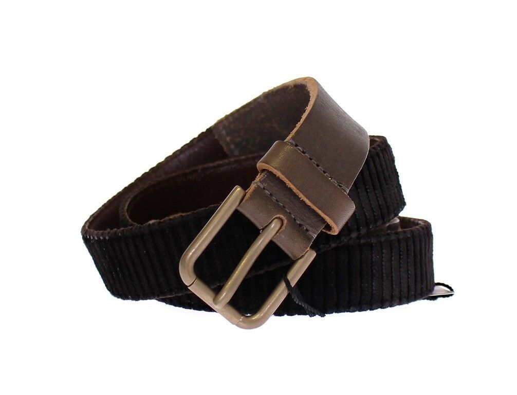 Dolce & Gabbana Elegant Leather-Cotton Fusion Men's Belt Dolce & Gabbana