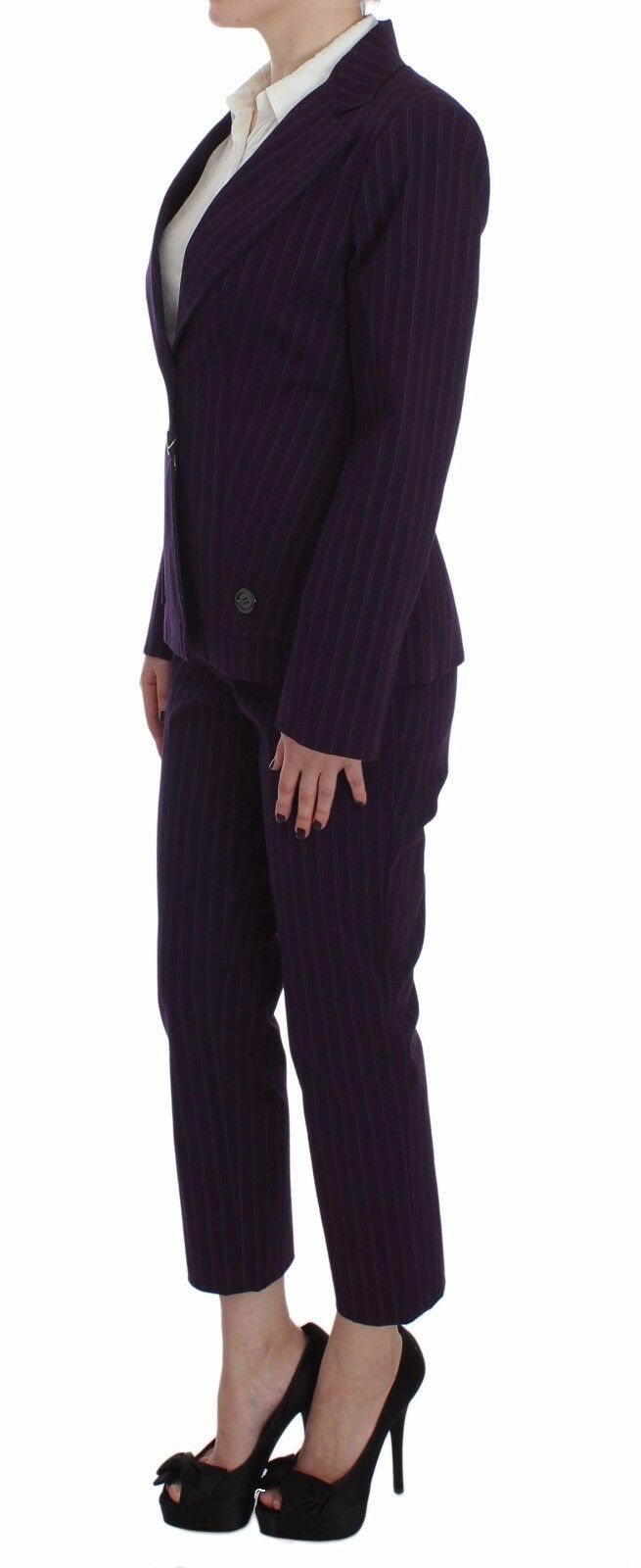 BENCIVENGA Elegant Striped Pant & Blazer Suit BENCIVENGA