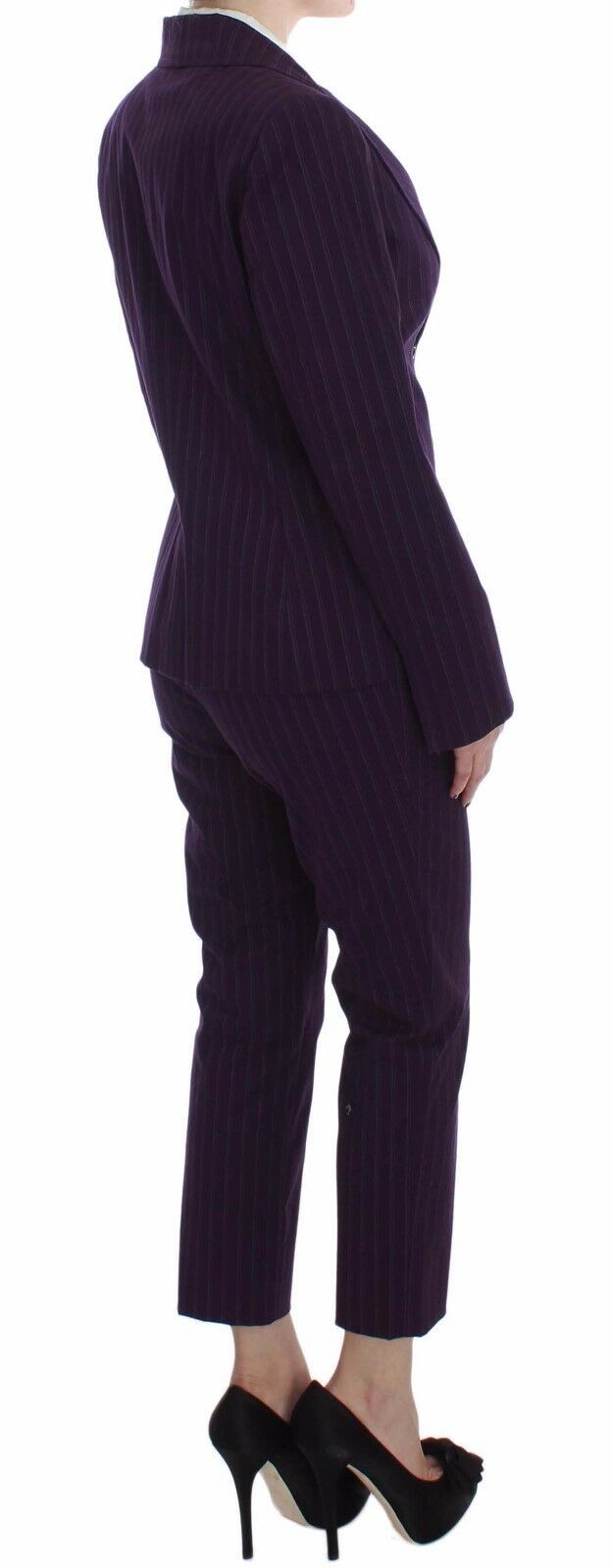 BENCIVENGA Elegant Striped Pant & Blazer Suit BENCIVENGA