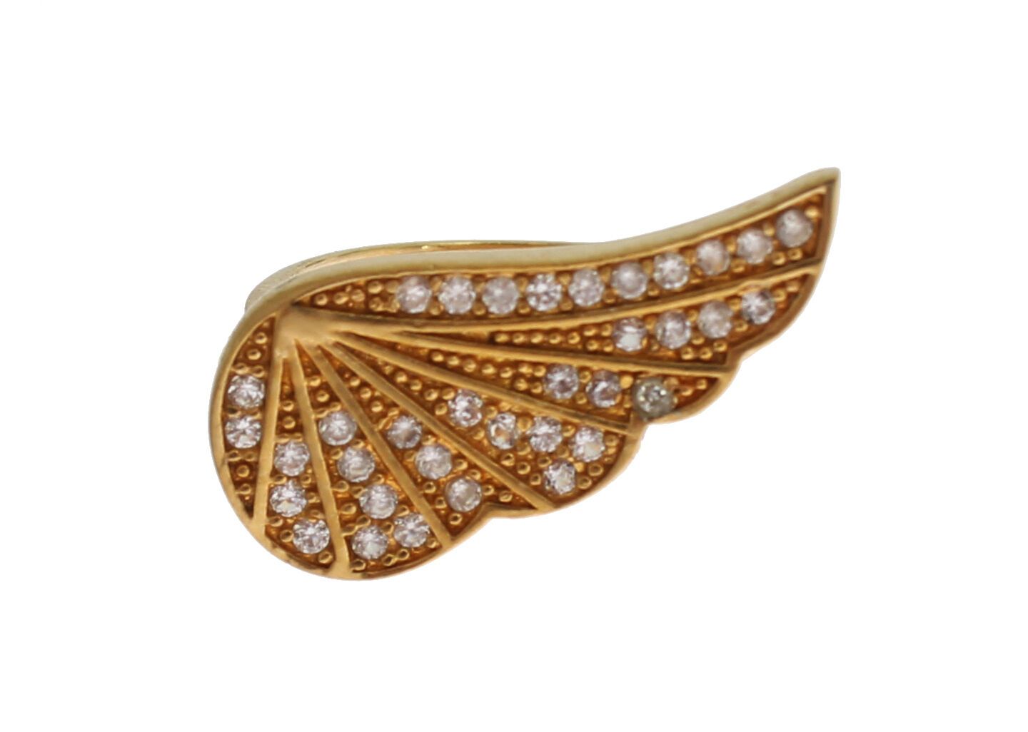 Nialaya Glamorous Gold Plated Crystal Ring Nialaya