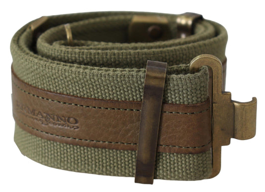 Ermanno Scervino Chic Army Green Rustic Belt Ermanno Scervino