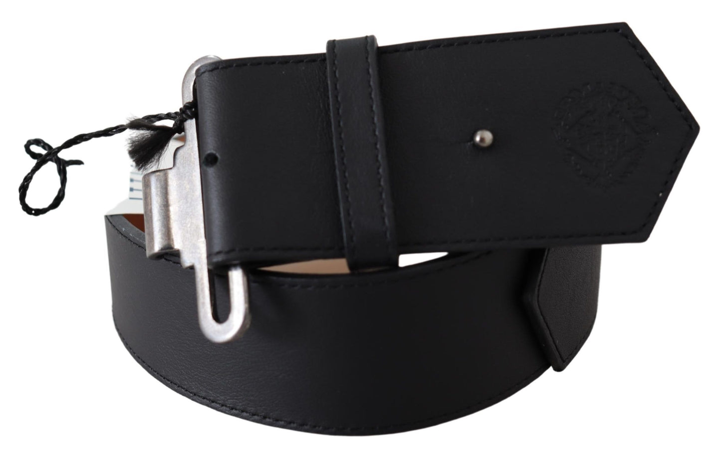 Ermanno Scervino Chic Leather Adjustable Black Belt Ermanno Scervino