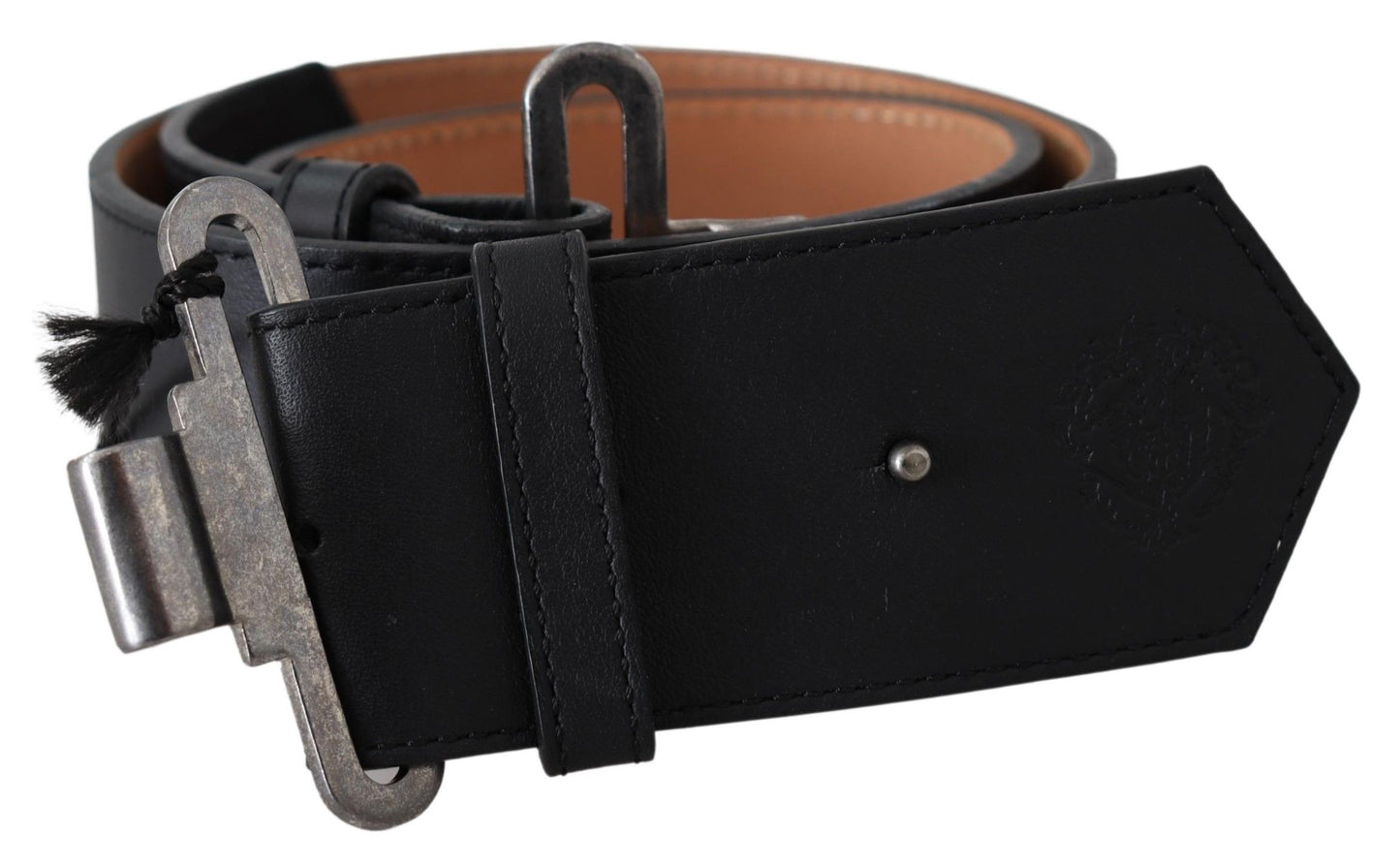 Ermanno Scervino Chic Leather Adjustable Black Belt Ermanno Scervino