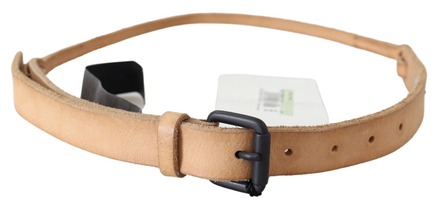 Scervino Street Elegant Brown Leather Fashion Belt Scervino Street