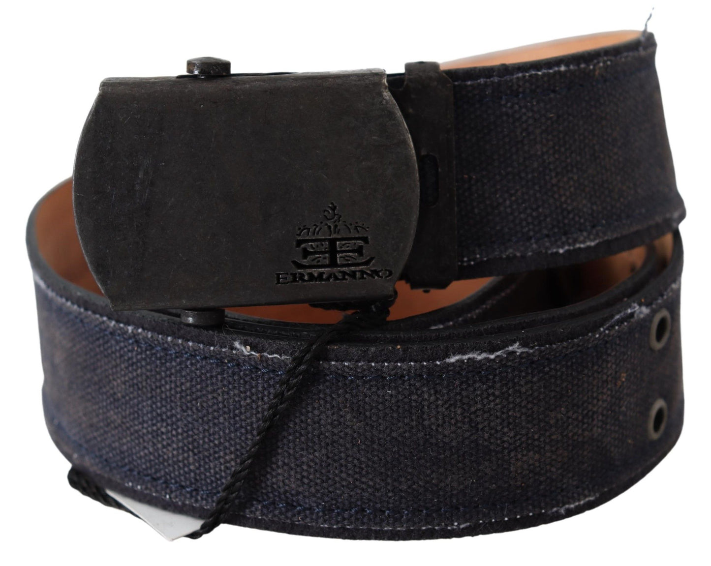 Ermanno Scervino Chic Blue Leather Waist Belt Ermanno Scervino