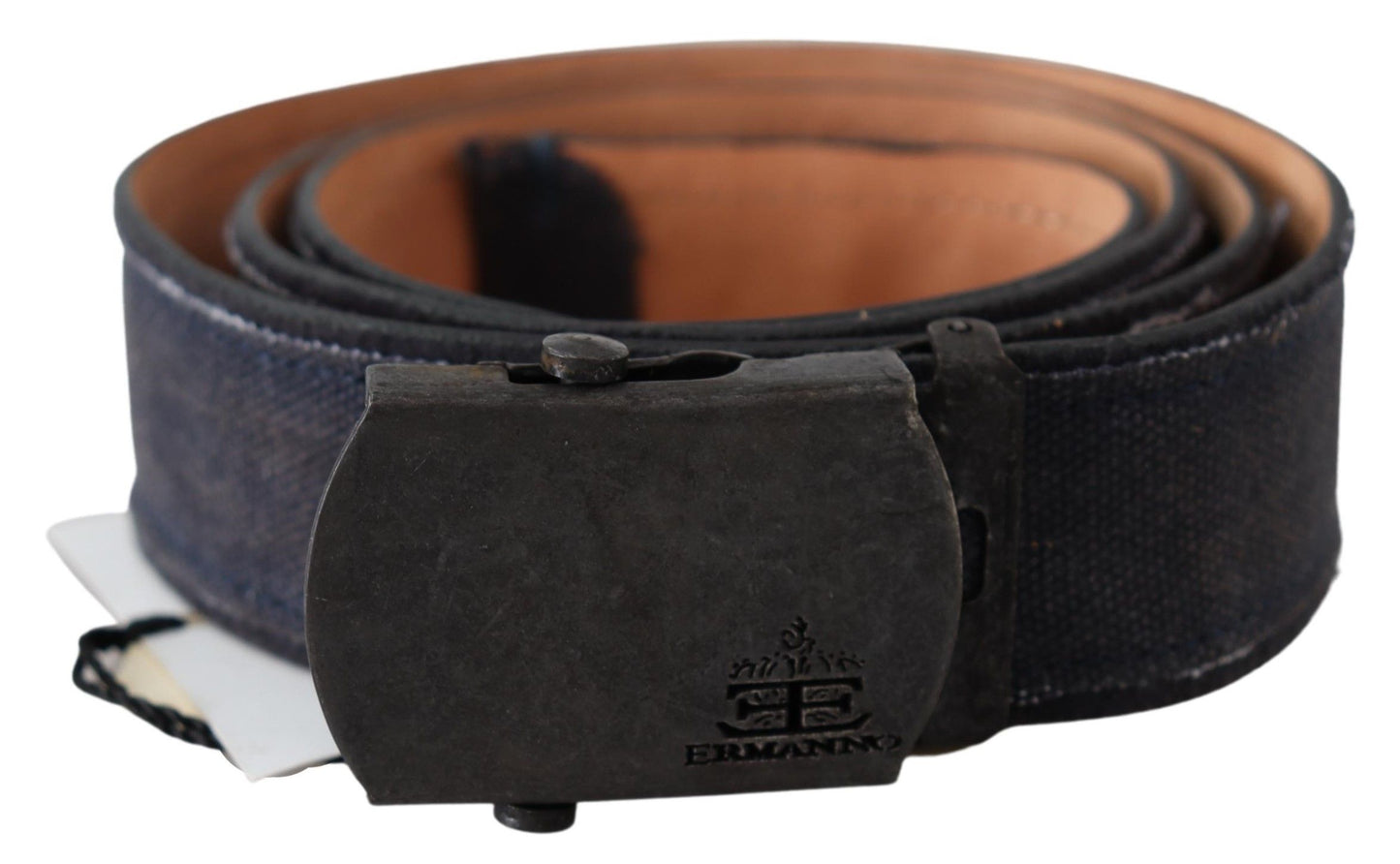 Ermanno Scervino Chic Blue Leather Waist Belt Ermanno Scervino