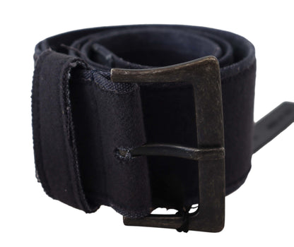 Ermanno Scervino Elegant Black Leather Classic Belt Ermanno Scervino