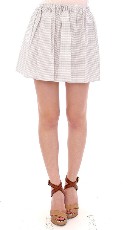 Andrea Incontri Chic White Mini Skirt - Elegant & Timeless Andrea Incontri