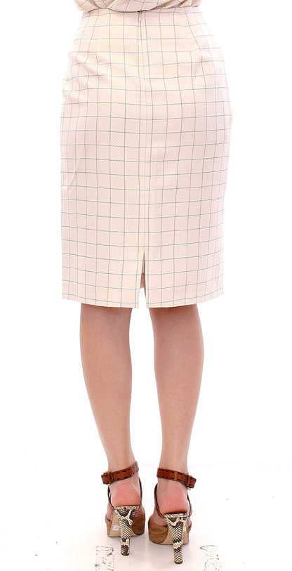 Andrea Incontri Elegant White Pencil Skirt - Chic and Sophisticated Andrea Incontri