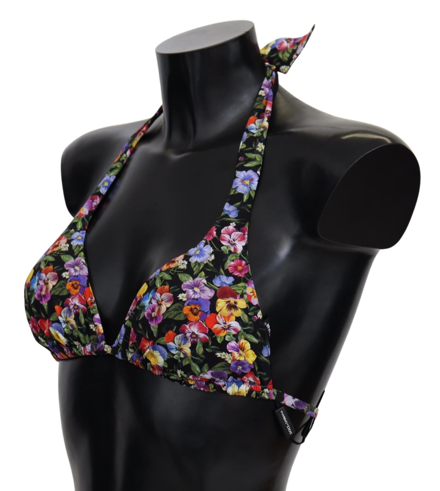 Dolce & Gabbana Chic Floral Printed Bikini Top Dolce & Gabbana