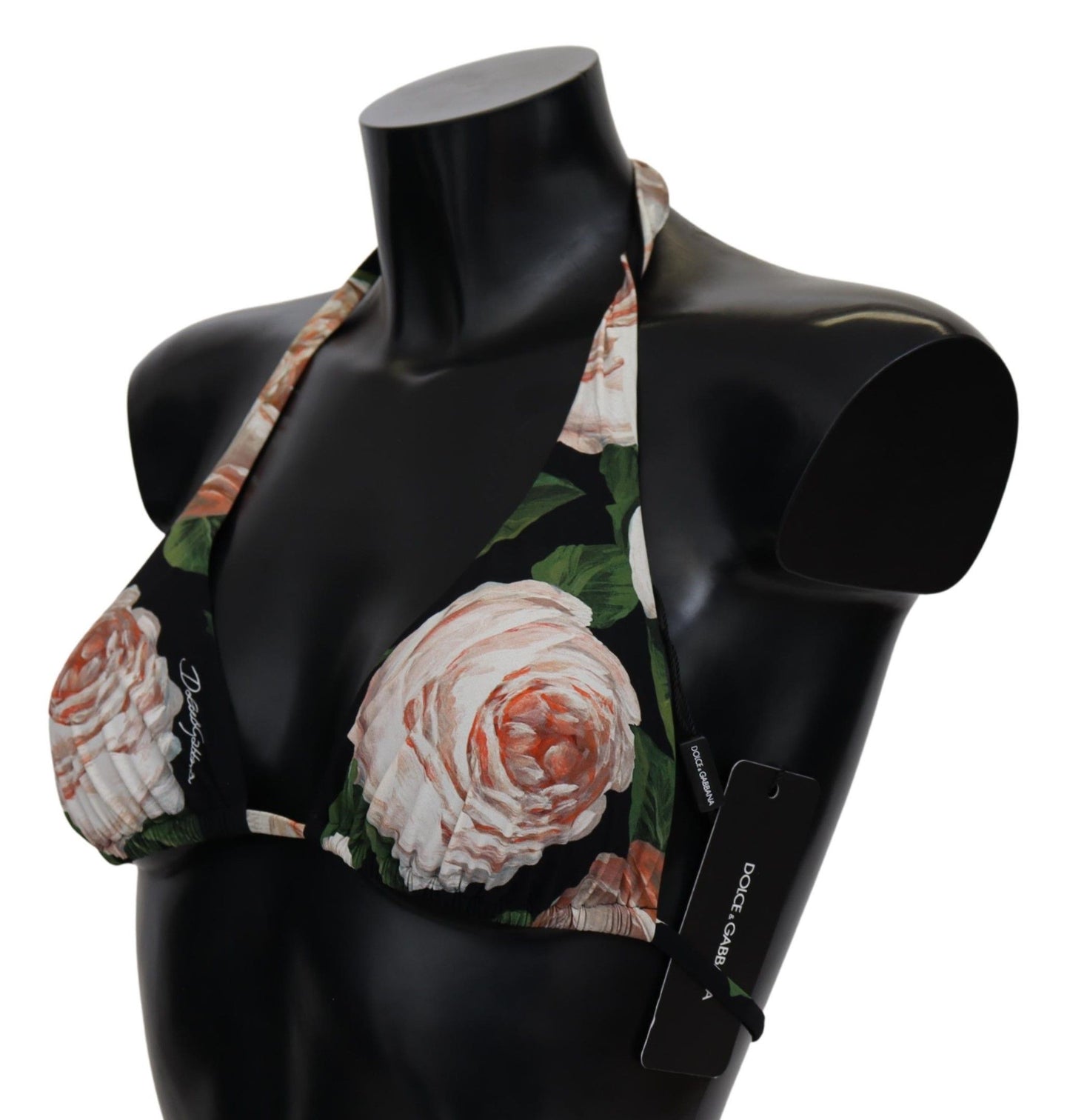 Dolce & Gabbana Elegant Floral Print Bikini Top Dolce & Gabbana