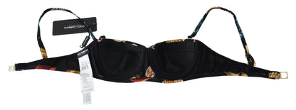 Dolce & Gabbana Chic Seashell-Print Bikini Top Dolce & Gabbana