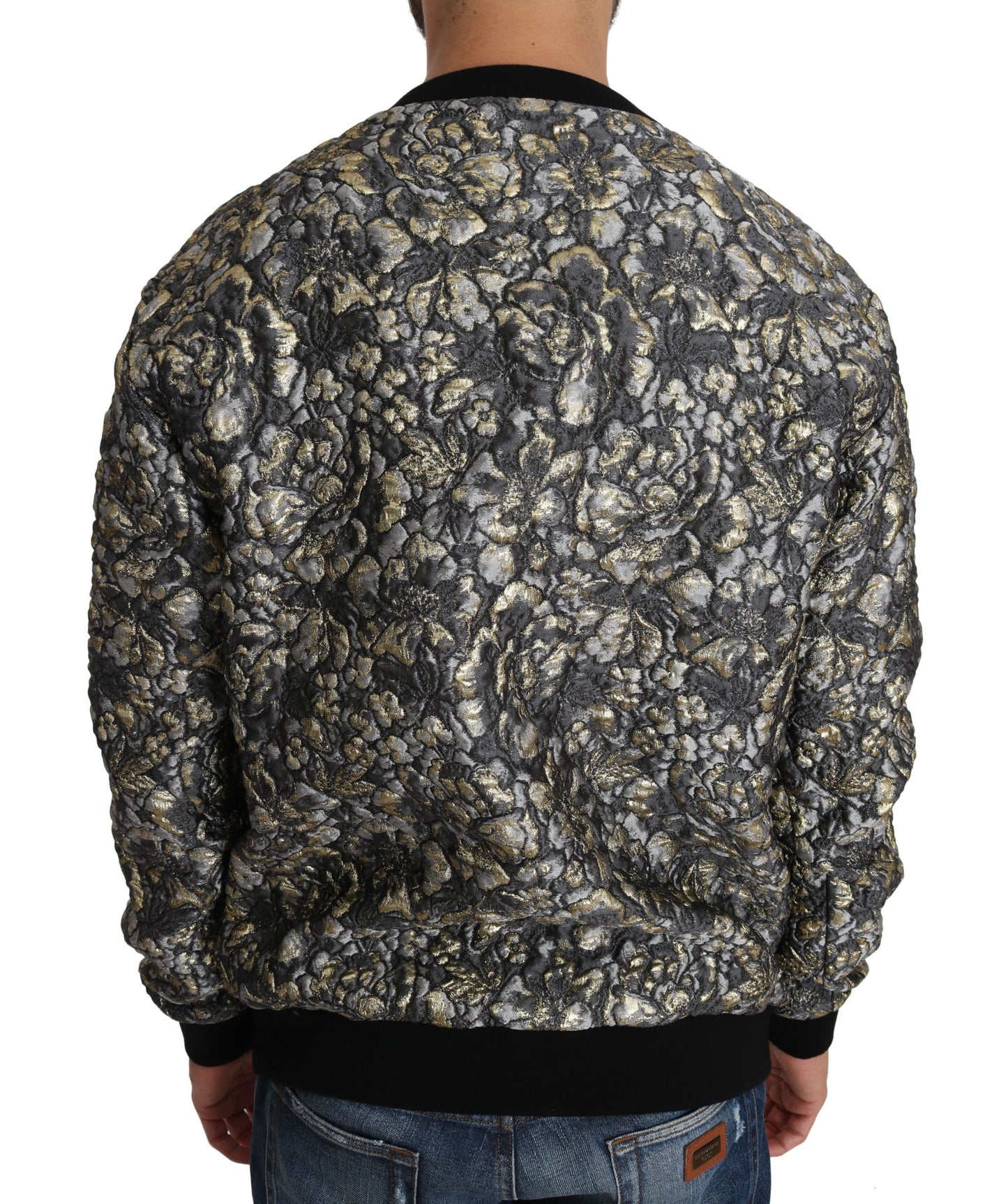 Dolce & Gabbana Samba Jacquard Palm Crewneck Sweater Dolce & Gabbana