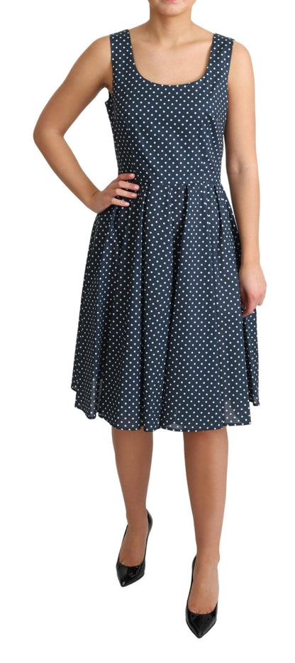 Dolce & Gabbana Polka Dot Sleeveless A-Line Dress Dolce & Gabbana