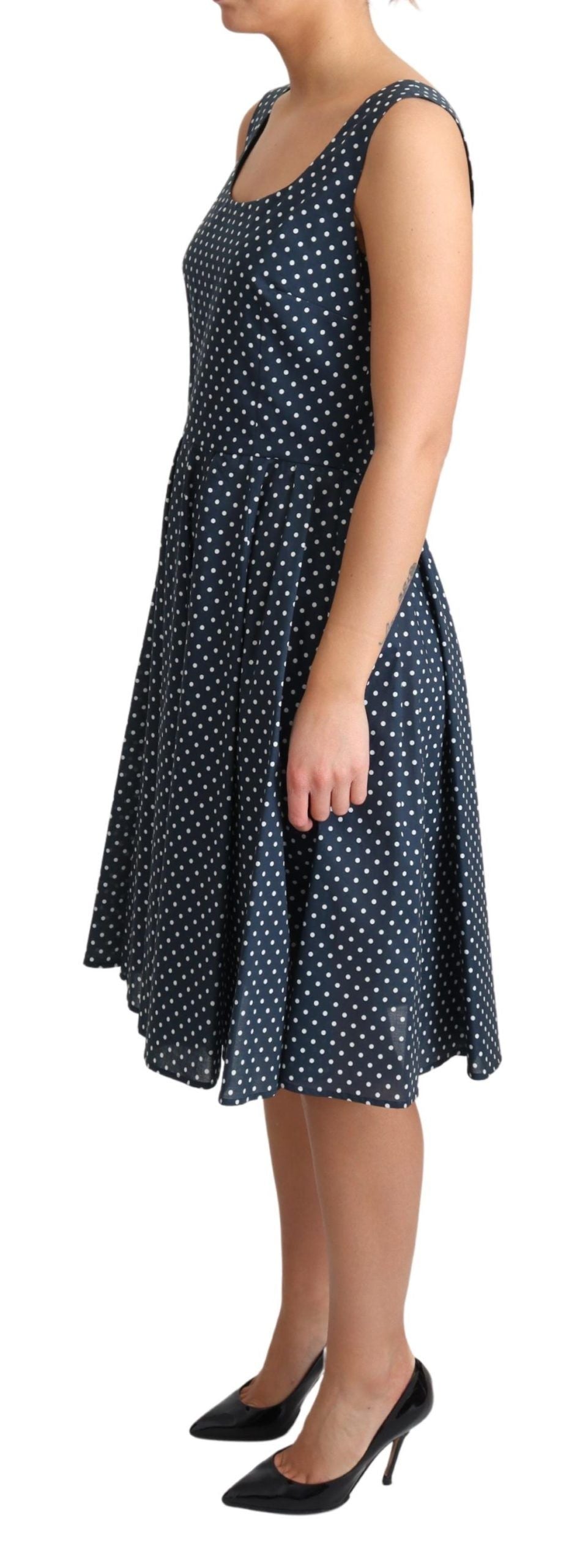 Dolce & Gabbana Polka Dot Sleeveless A-Line Dress Dolce & Gabbana