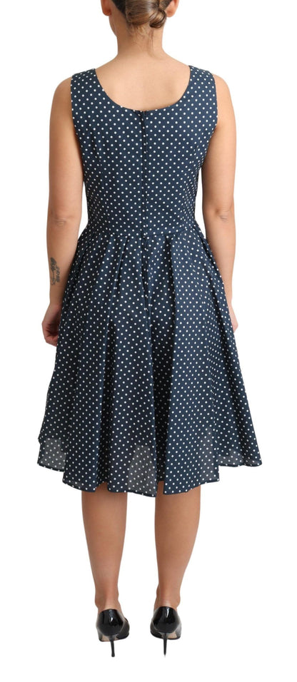 Dolce & Gabbana Polka Dot Sleeveless A-Line Dress Dolce & Gabbana