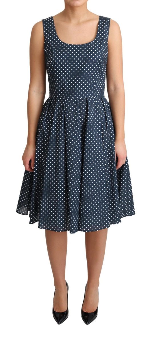 Dolce & Gabbana Polka Dot Sleeveless A-Line Dress Dolce & Gabbana