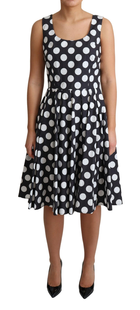 Dolce & Gabbana Polka Dot Sleeveless A-Line Dress Dolce & Gabbana