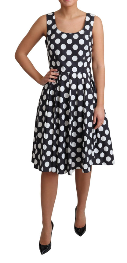 Dolce & Gabbana Polka Dot Sleeveless A-Line Dress Dolce & Gabbana