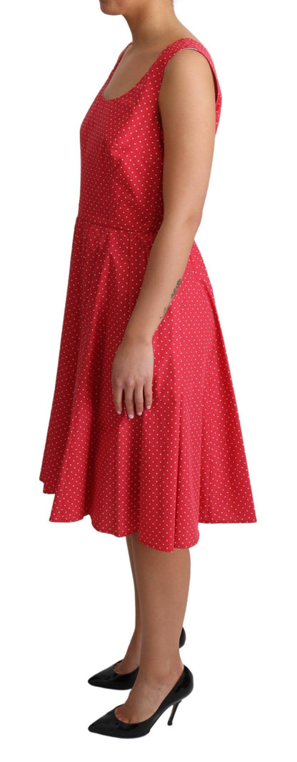 Dolce & Gabbana Polka-Dot Sleeveless A-Line Dress Dolce & Gabbana