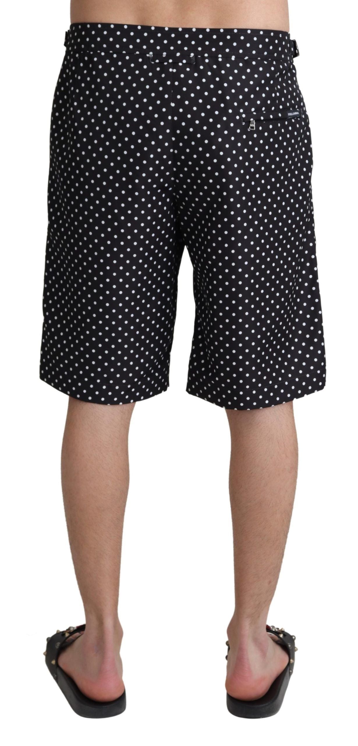 Dolce & Gabbana Polka Dot Elegance Swim Trunks Boxer Dolce & Gabbana