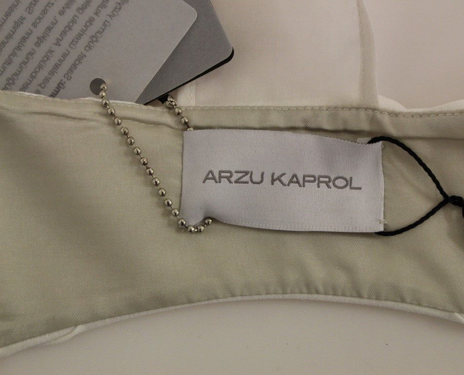 Arzu Kaprol Chic Fringed Open Back Vest Arzu Kaprol