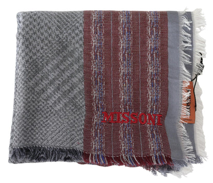 Missoni Chic Multicolor Wool Blend Designer Scarf Missoni