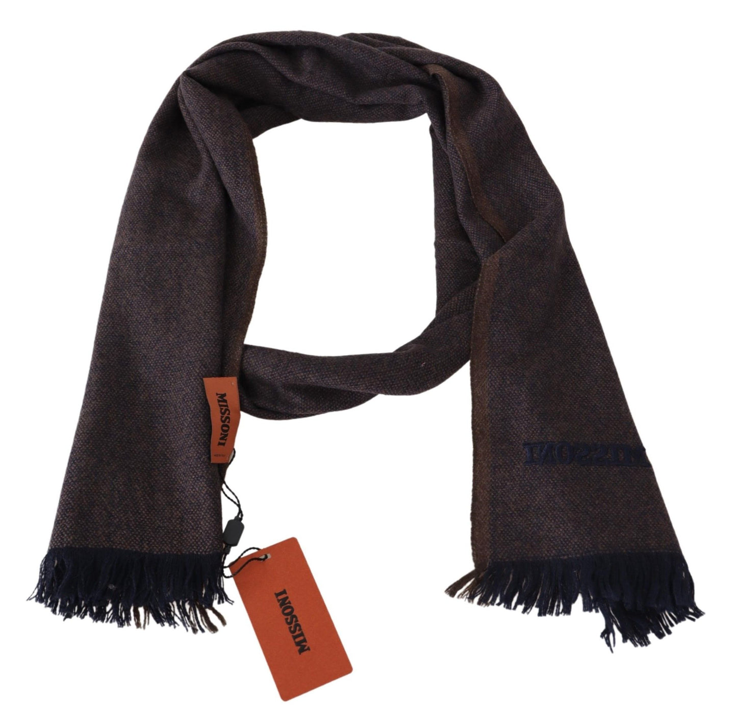 Missoni Elegant Cashmere Unisex Fringed Scarf Missoni