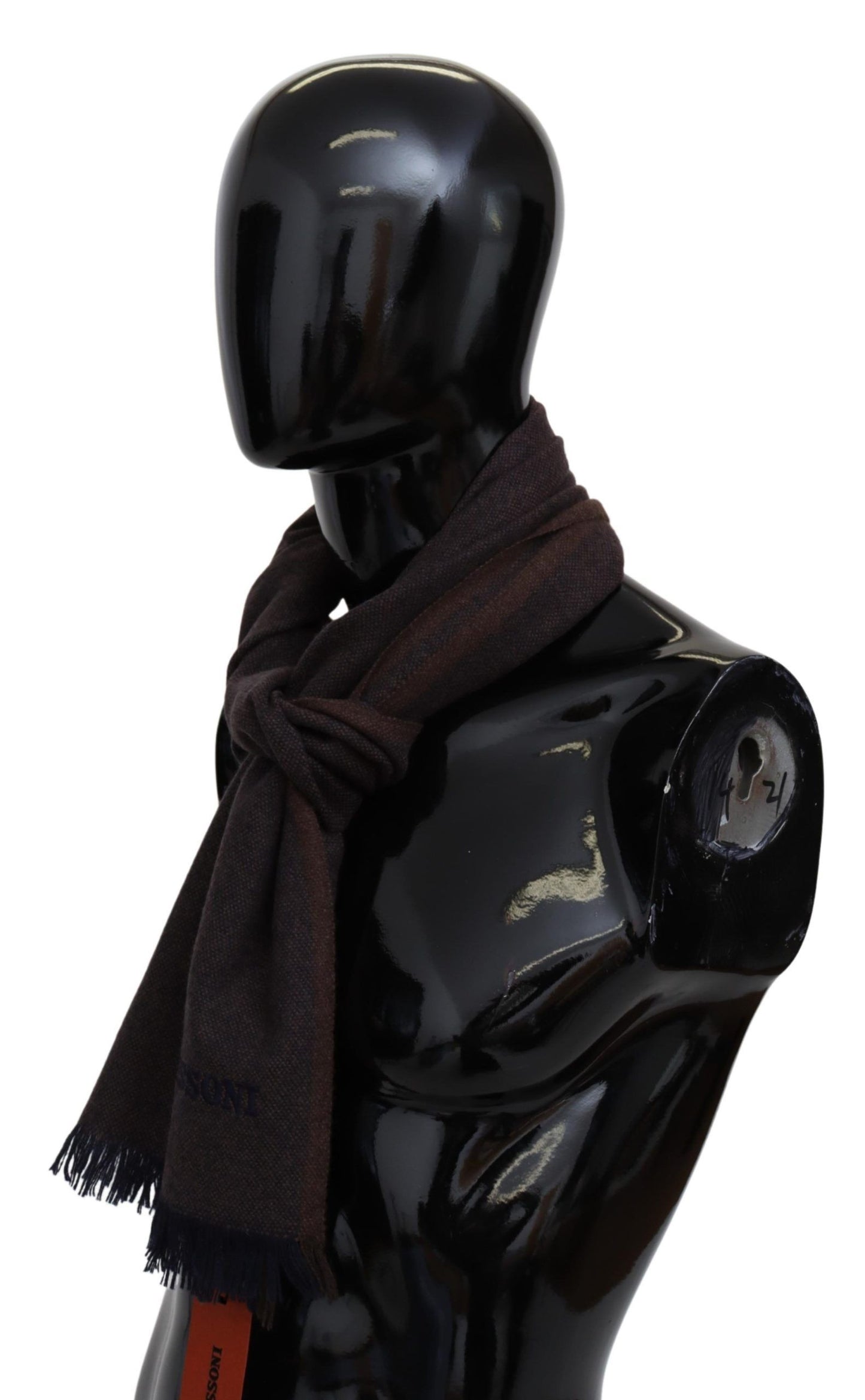 Missoni Luxurious Cashmere Unisex Scarf in Brown Missoni