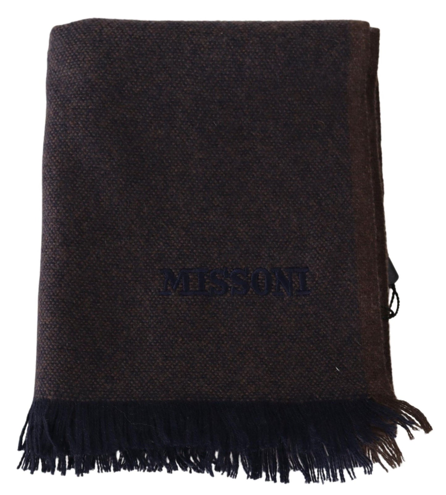 Missoni Luxurious Cashmere Unisex Scarf in Brown Missoni