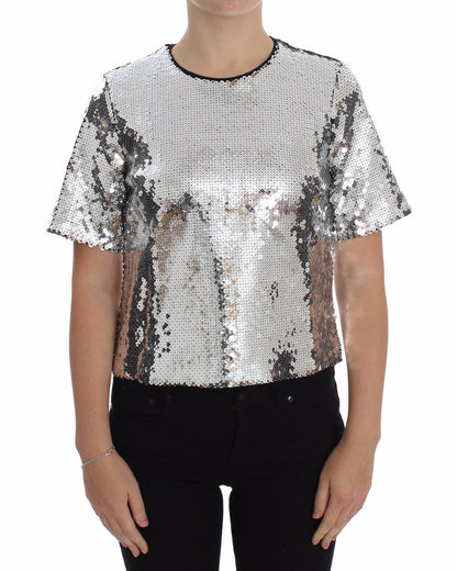 Dolce & Gabbana Sequined Elegance Blouse Dolce & Gabbana