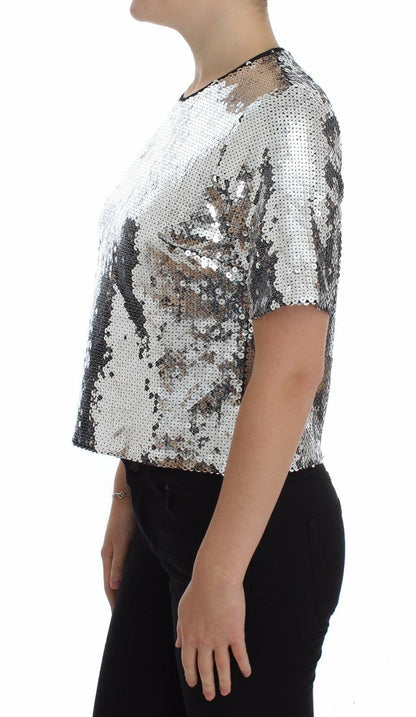 Dolce & Gabbana Sequined Elegance Blouse Dolce & Gabbana