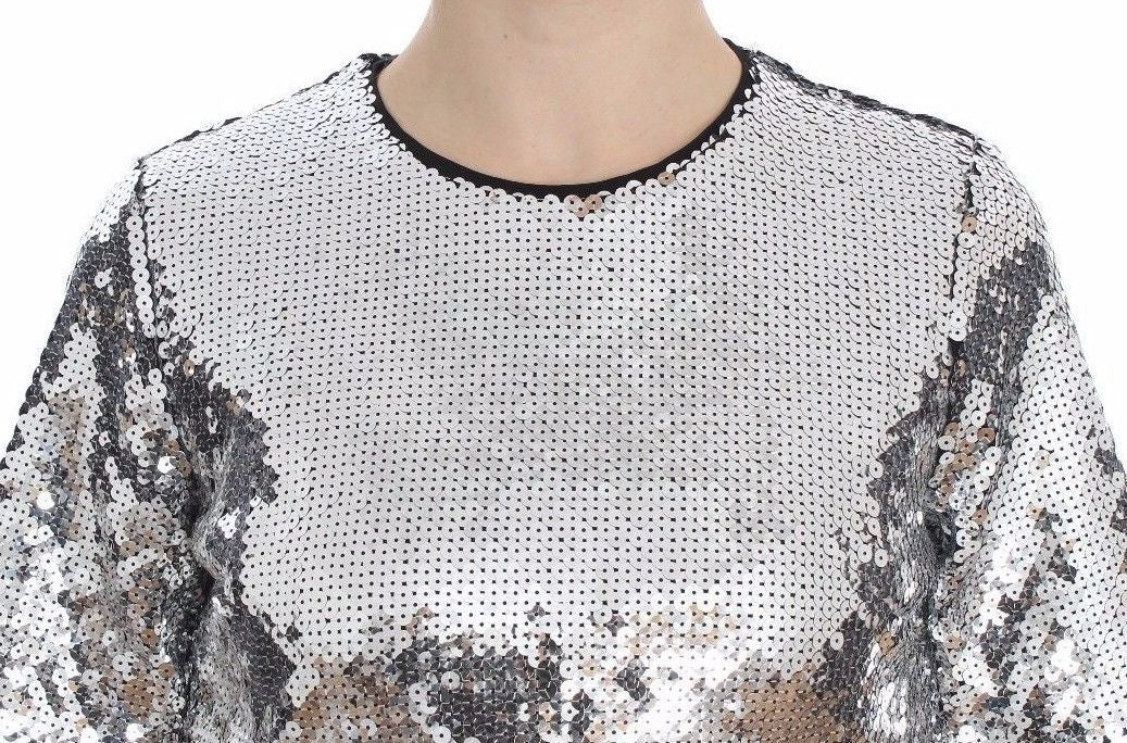 Dolce & Gabbana Sequined Elegance Blouse Dolce & Gabbana