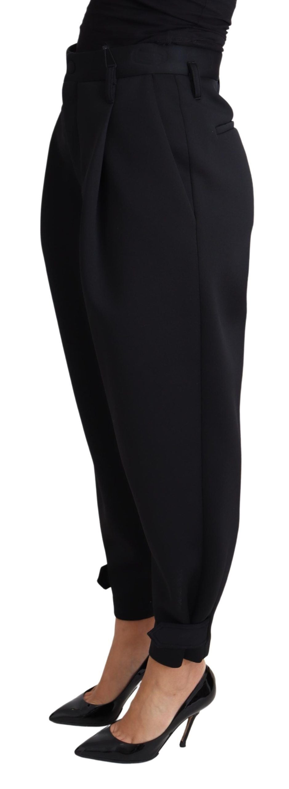 Dolce & Gabbana Elegant High-Waist Cropped Trousers Dolce & Gabbana