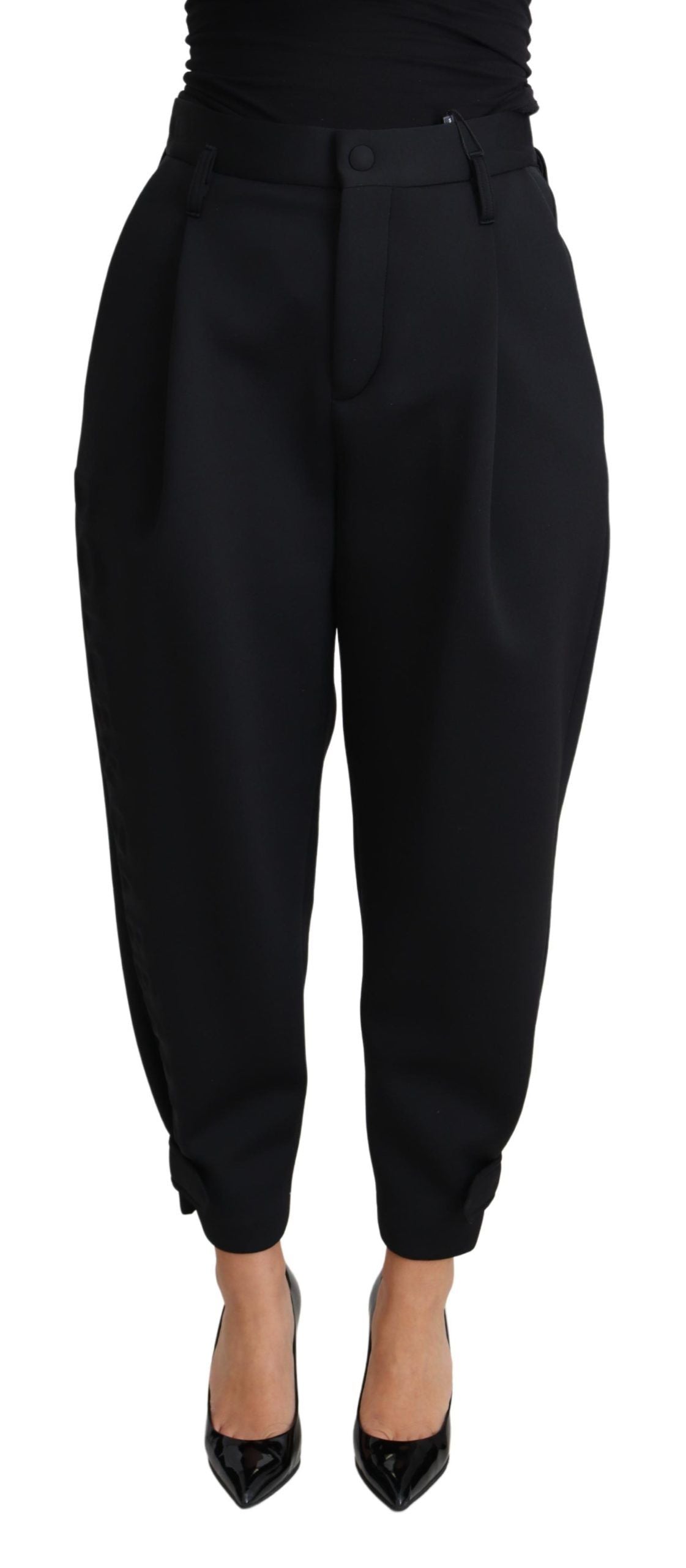 Dolce & Gabbana Elegant High-Waist Cropped Trousers Dolce & Gabbana