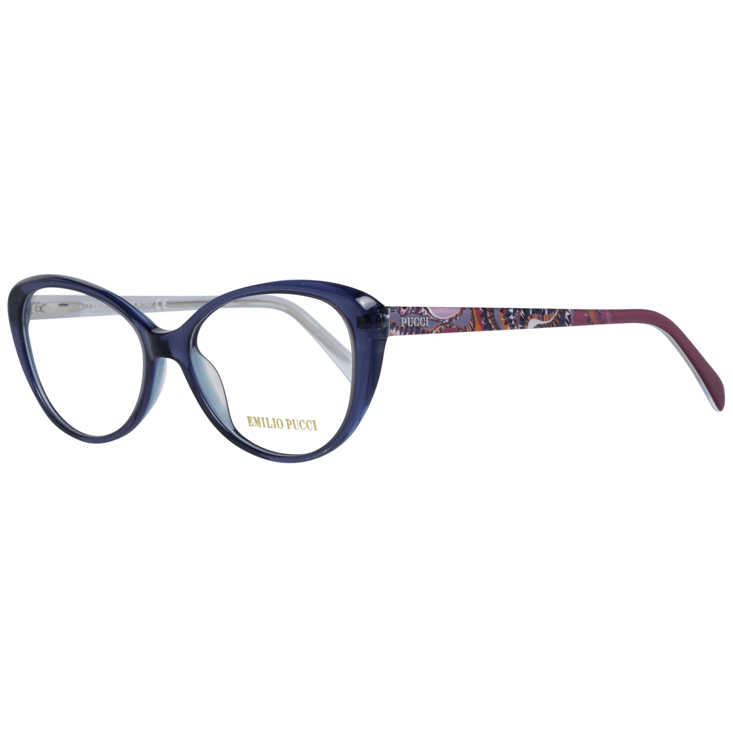 Emilio Pucci Chic Blue Full-Rim Designer Women's Eyewear Emilio Pucci