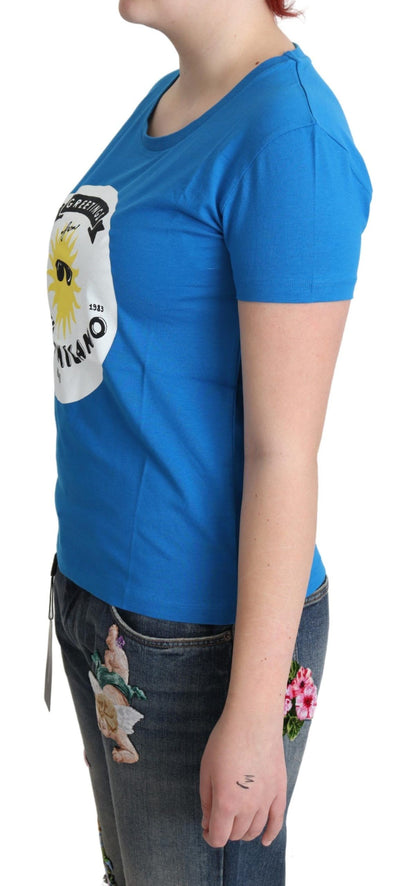 Moschino Sunny Milano Chic Round Neck Tee Moschino