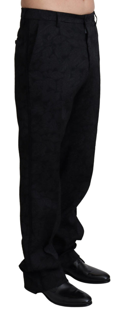 Dolce & Gabbana Elegant Black Dress Pants for Sophisticated Style Dolce & Gabbana