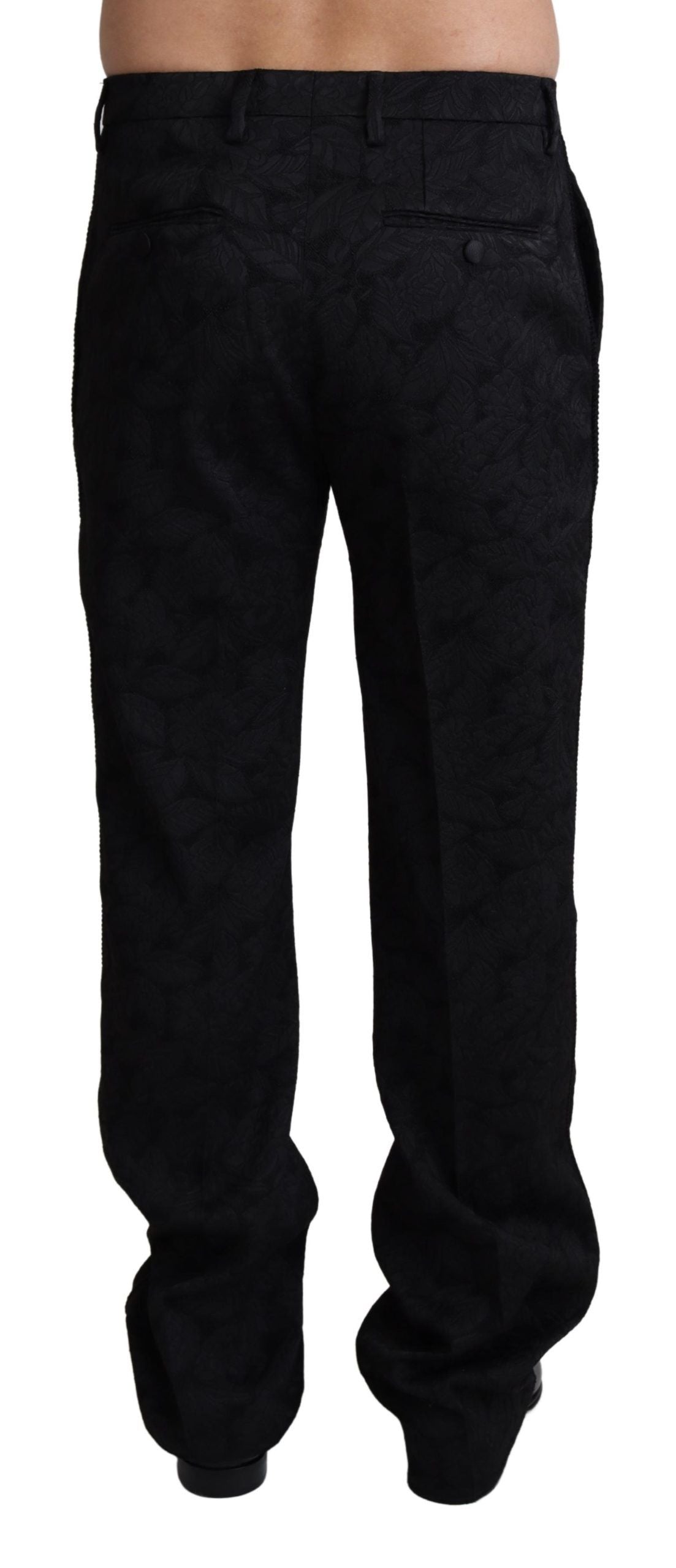 Dolce & Gabbana Elegant Black Dress Pants for Sophisticated Style Dolce & Gabbana